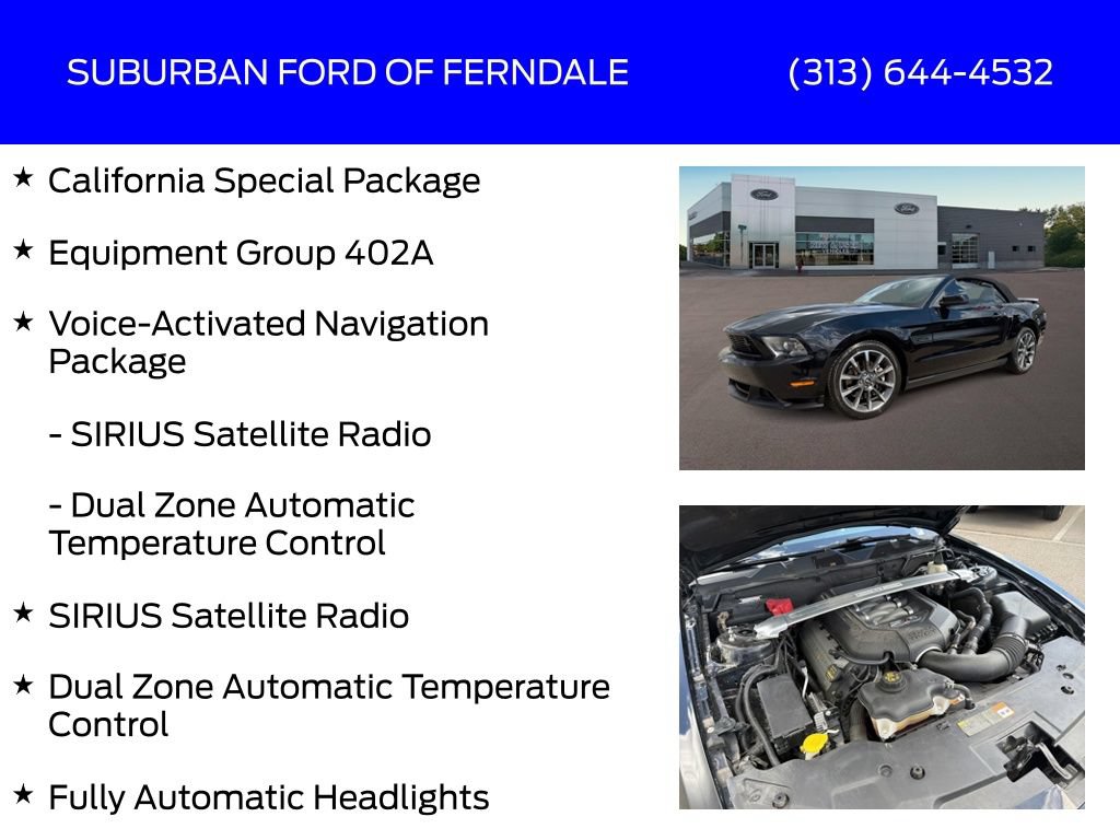 Used 2012 Ford Mustang GT Premium w/ Electronics Pkg RWD image 4
