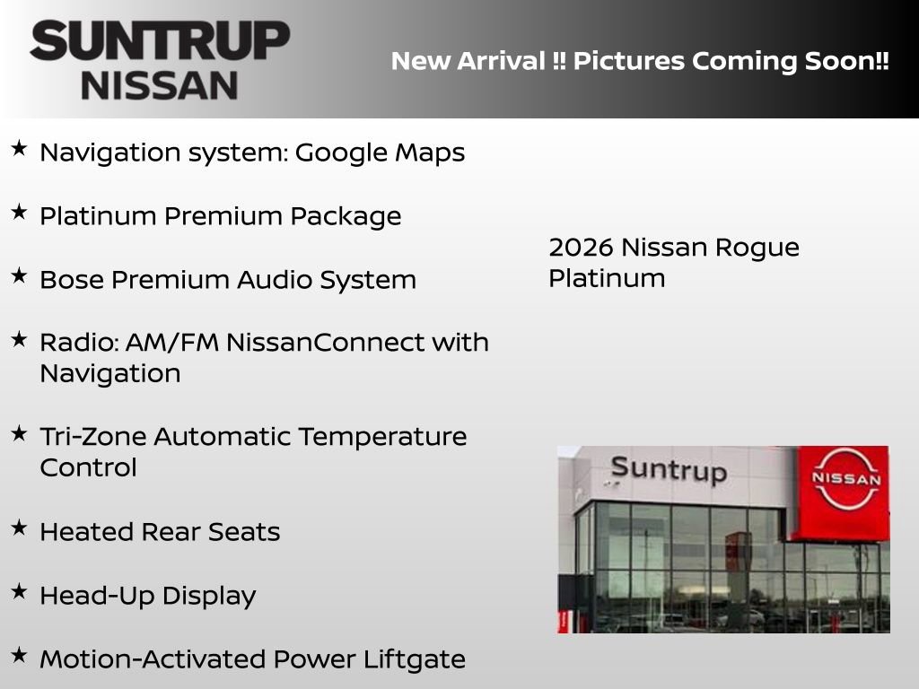 New 2026 Nissan Rogue Platinum image 3