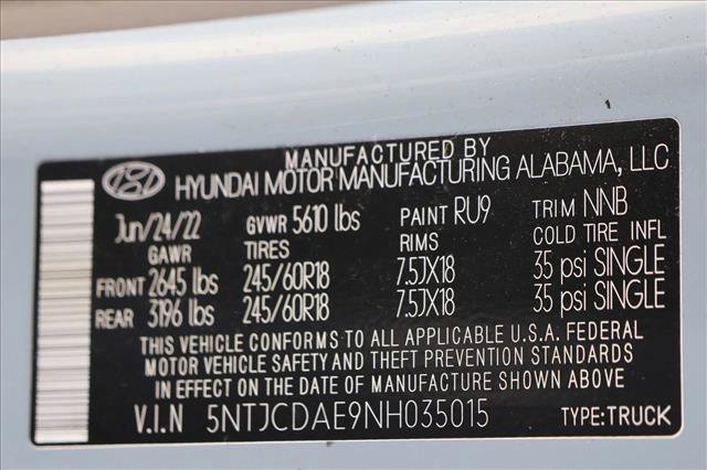 Certified 2022 Hyundai Santa Cruz SEL w/ Activity Package AWD/4WD image 15