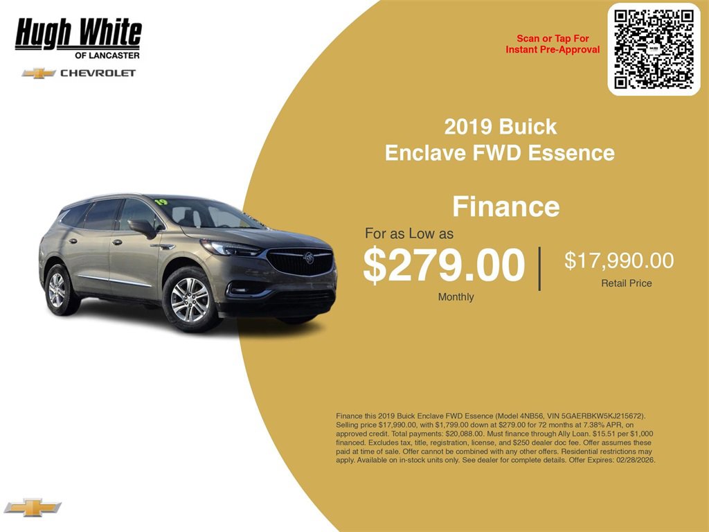 Used 2019 Buick Enclave Essence image 3