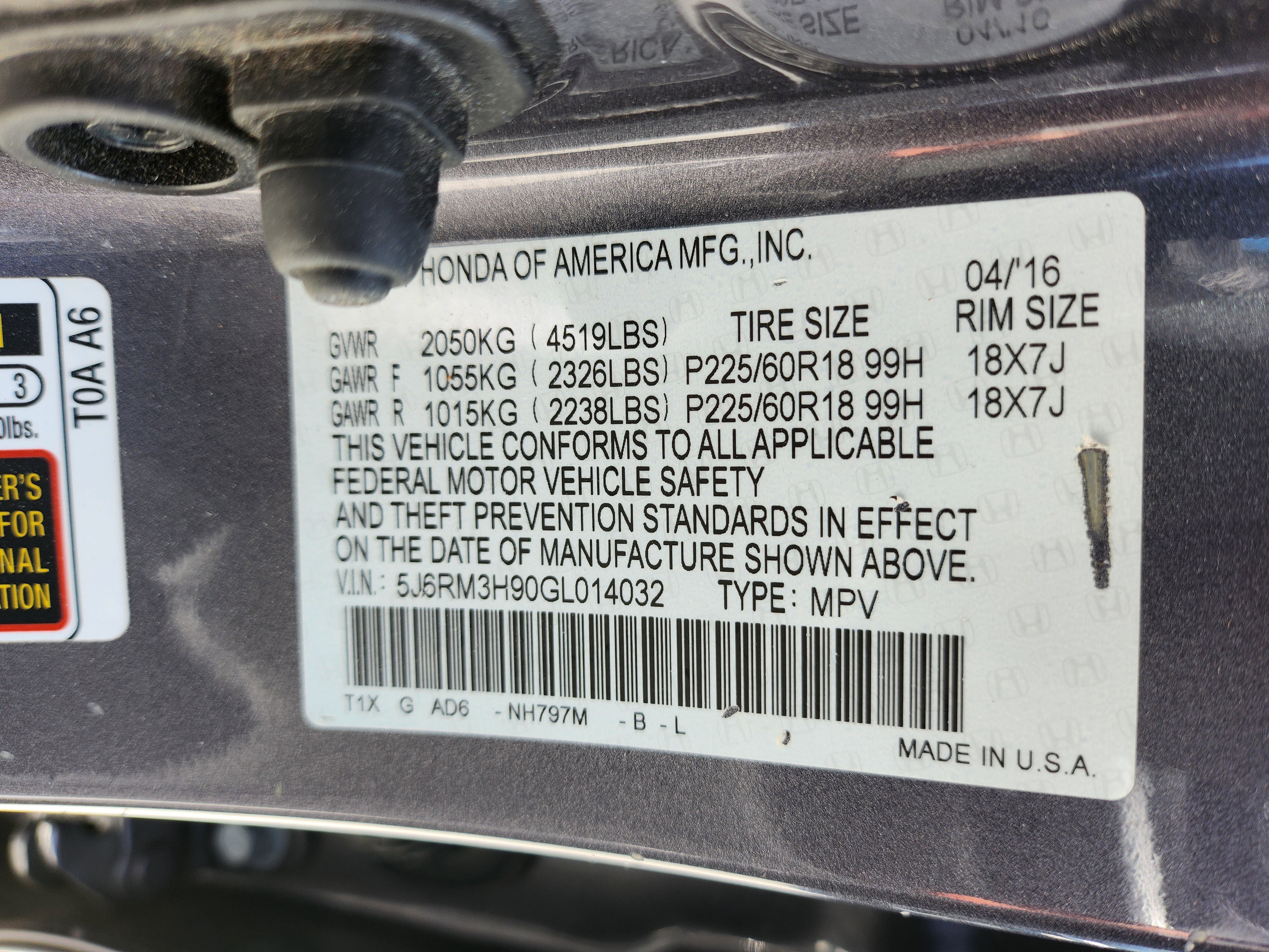 Used 2016 Honda CR-V Touring image 31