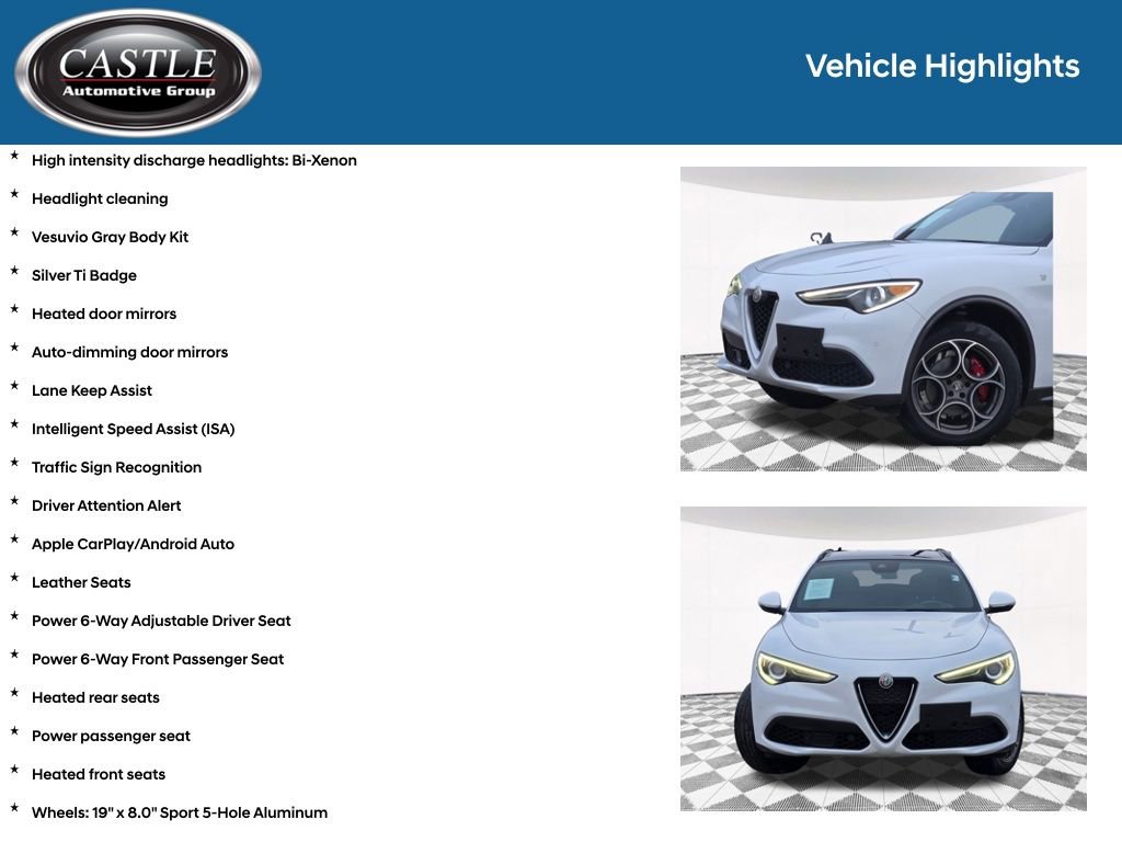 Used 2022 Alfa Romeo Stelvio Ti w/ Active Assist Plus Package image 12