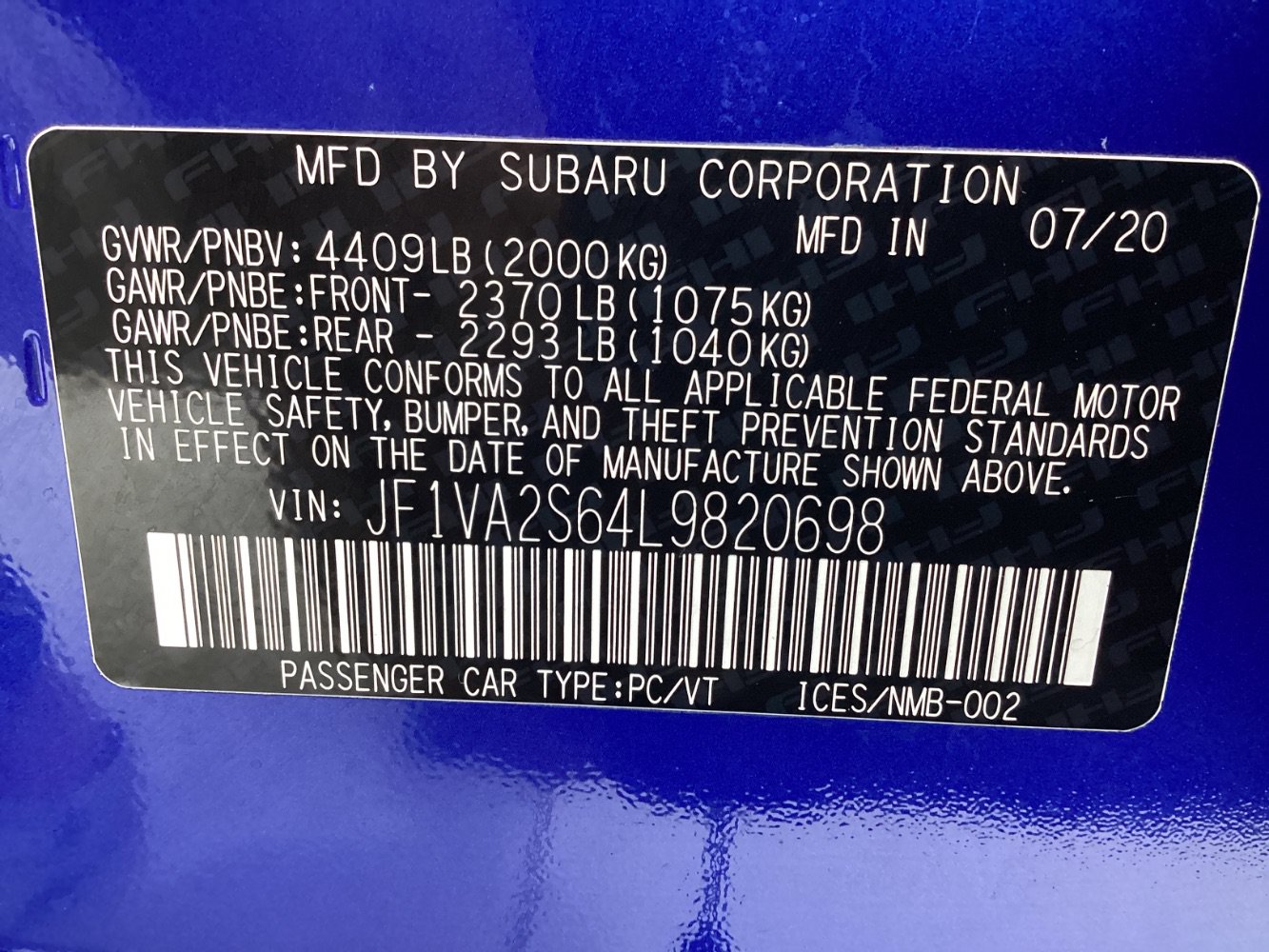 Used 2020 Subaru WRX STI AWD/4WD image 50