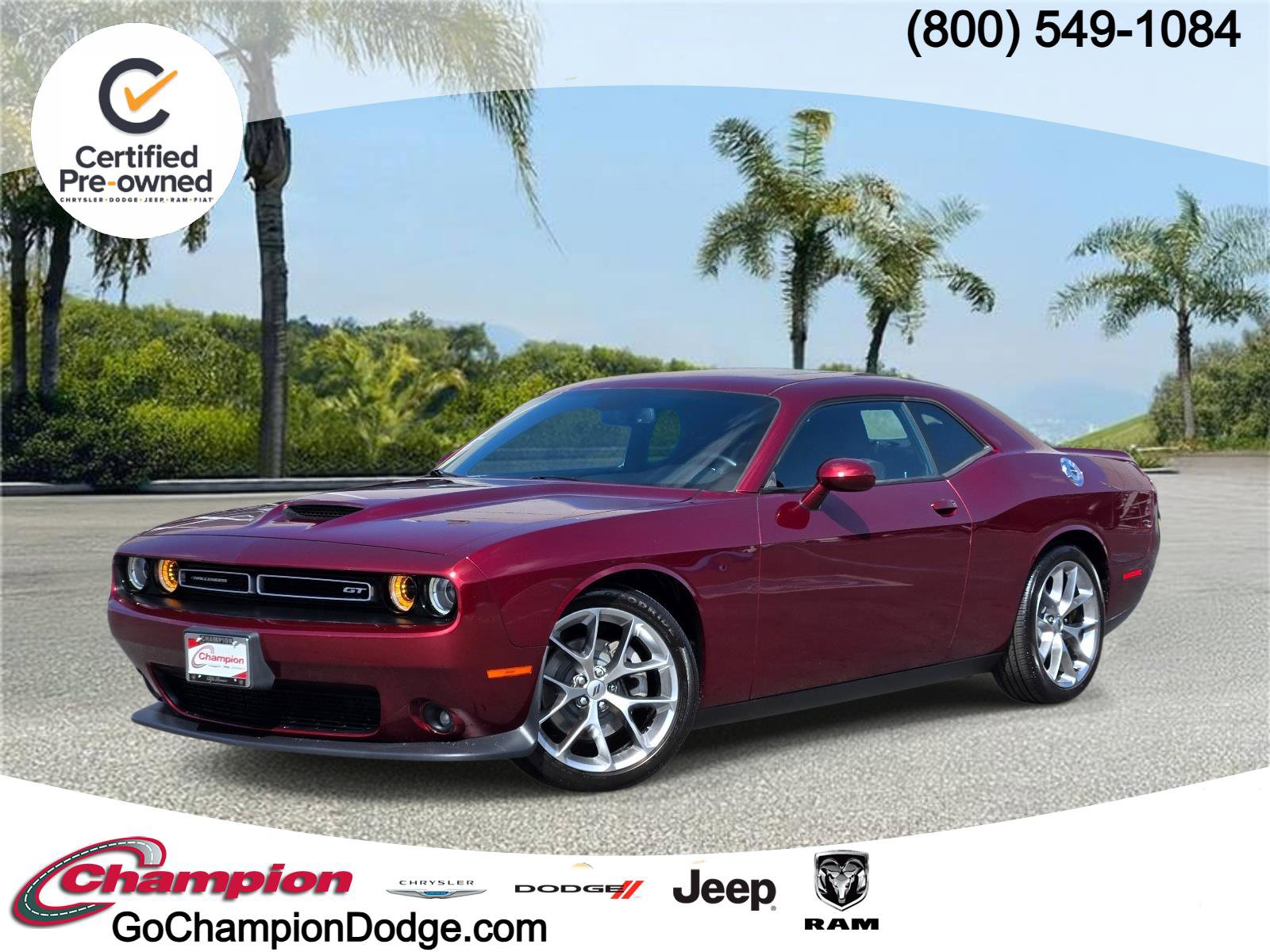 Certified 2021 Dodge Challenger GT w/ Driver Convenience Group image 1