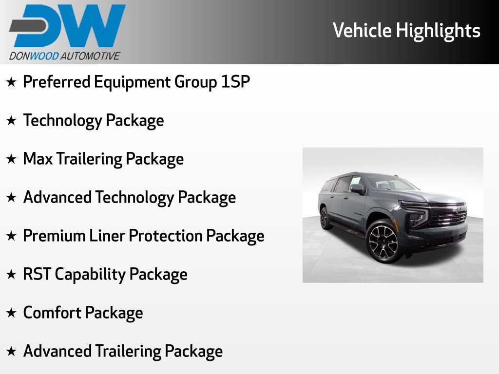 New 2026 Chevrolet Suburban RST w/ Advanced Technology Package AWD/4WD image 3