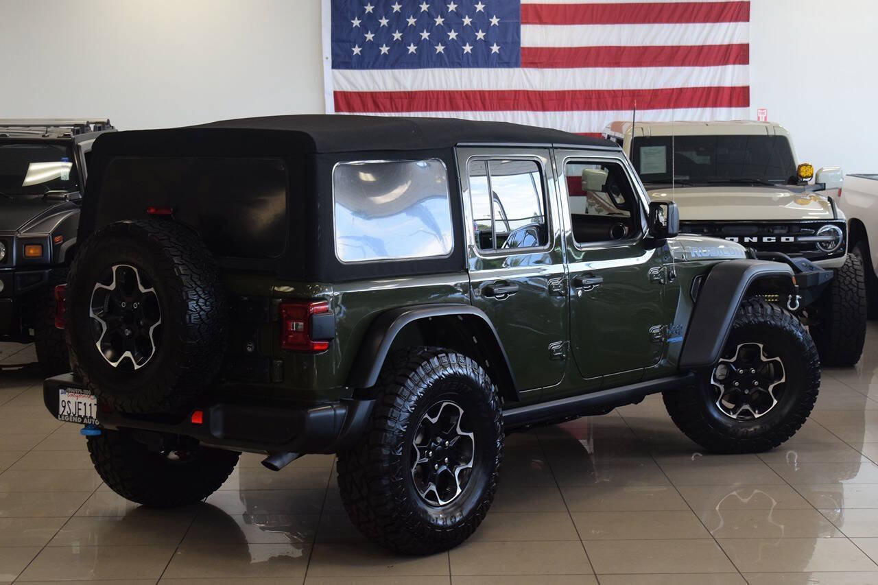 Used 2022 Jeep Wrangler Unlimited Rubicon 4xe w/ Cold Weather Group AWD/4WD image 18