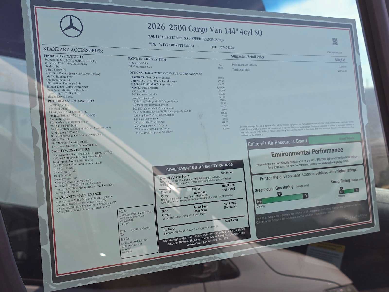 New 2026 Mercedes-Benz Sprinter 2500 image 38