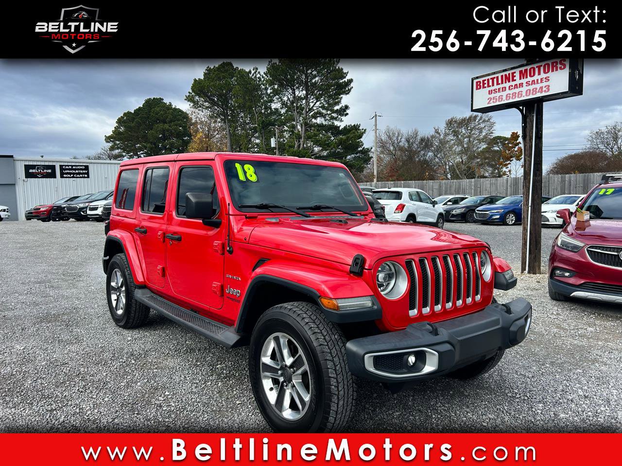 Used 2018 Jeep Wrangler Unlimited Sahara AWD/4WD image 1