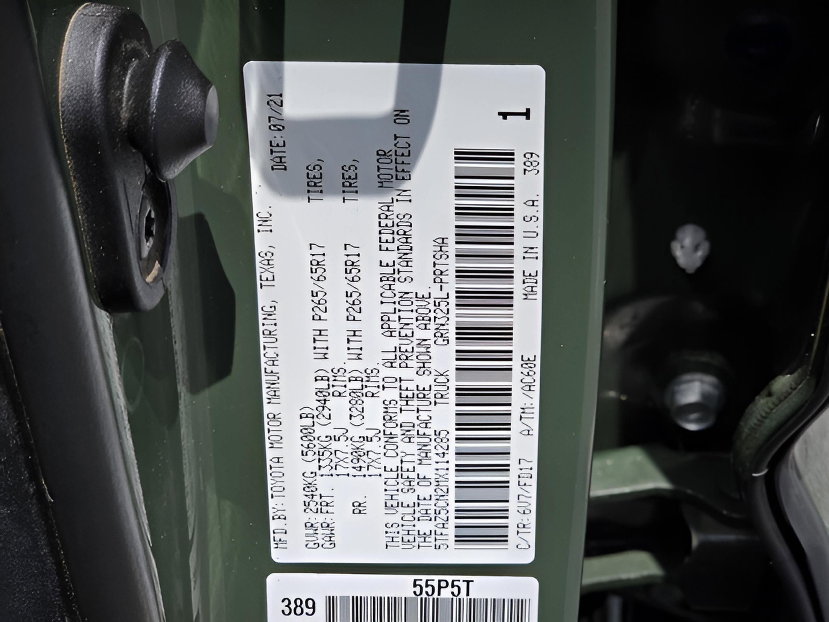 Certified 2021 Toyota Tacoma TRD Sport RWD image 5
