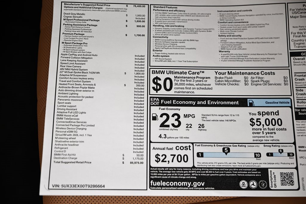 New 2026 BMW X6 xDrive40i w/ Premium Package image 42
