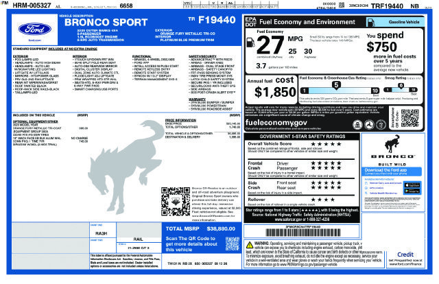New 2026 Ford Bronco Sport Outer Banks AWD/4WD image 30