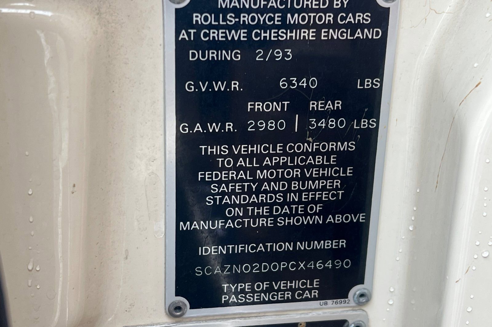 Used 1993 Rolls-Royce Silver Spur II image 22