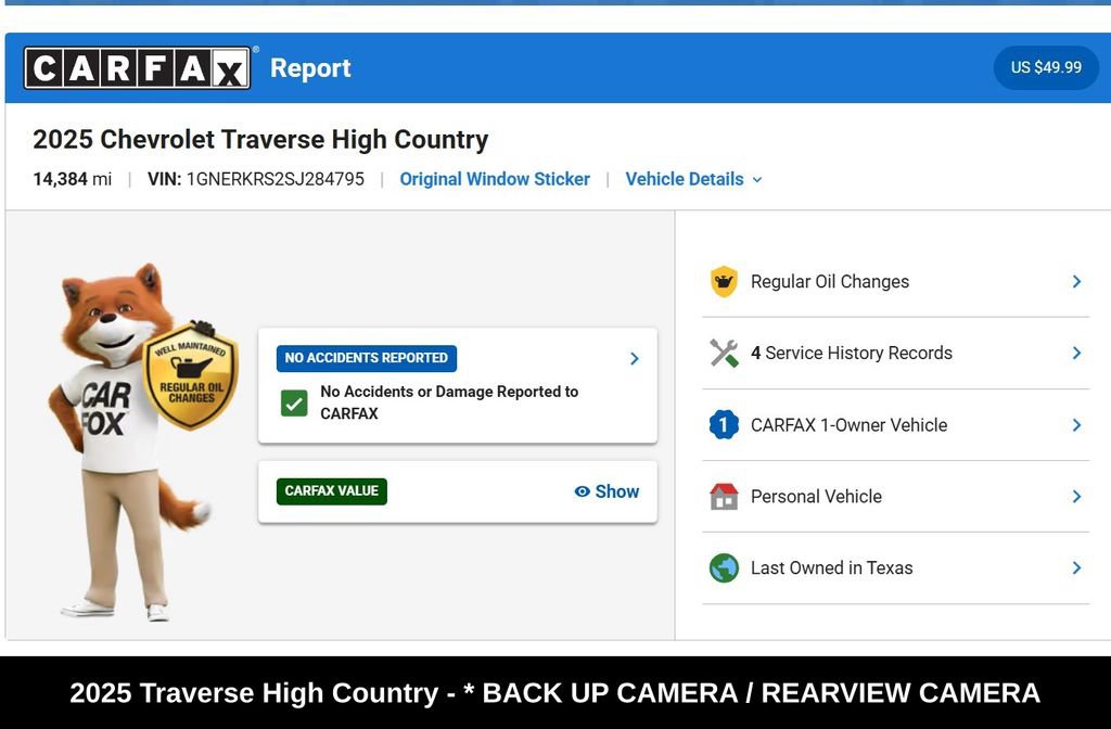 Used 2025 Chevrolet Traverse High Country FWD image 9