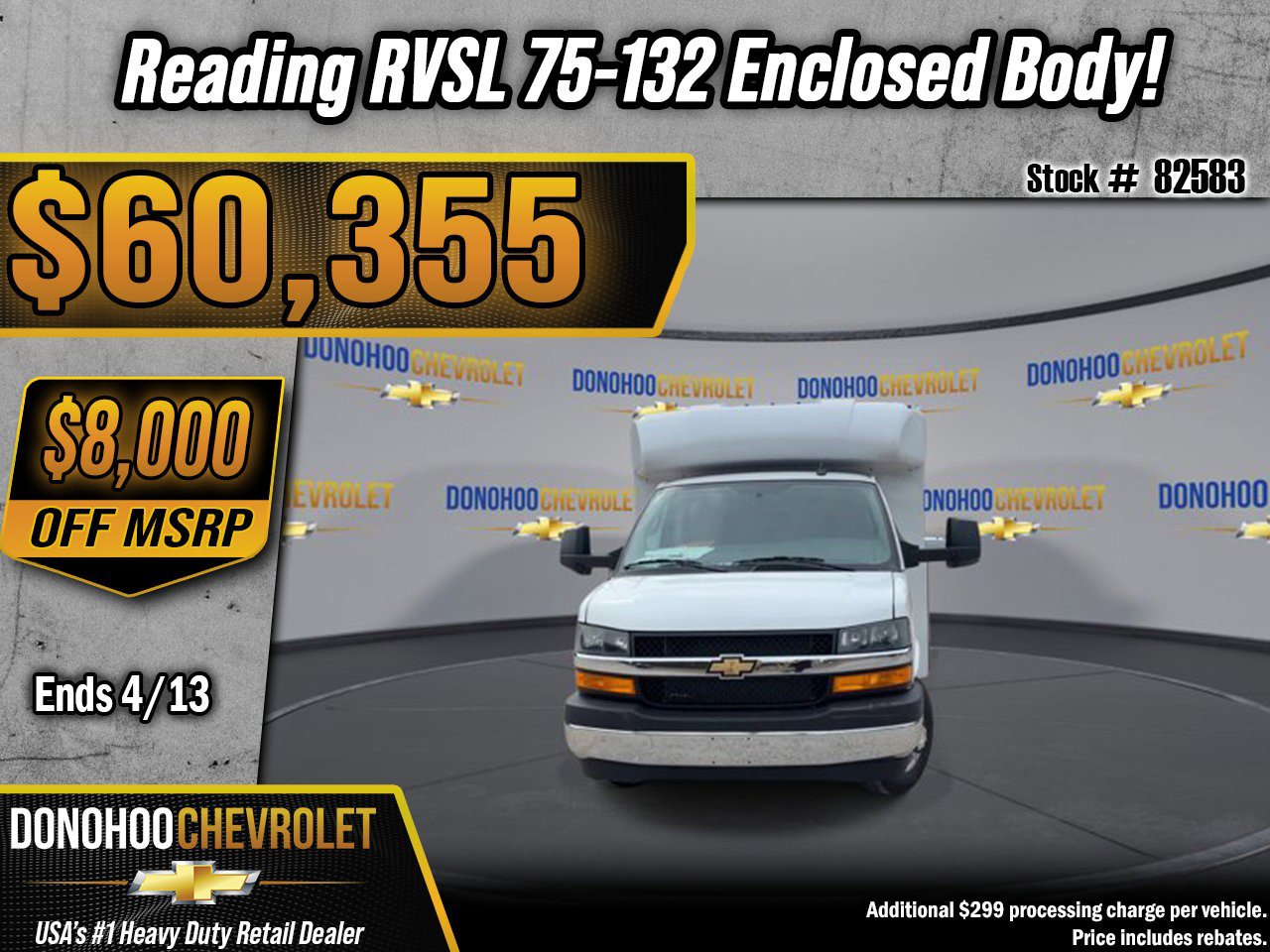 New 2025 Chevrolet Express 3500 w/ Power Convenience Package image 1