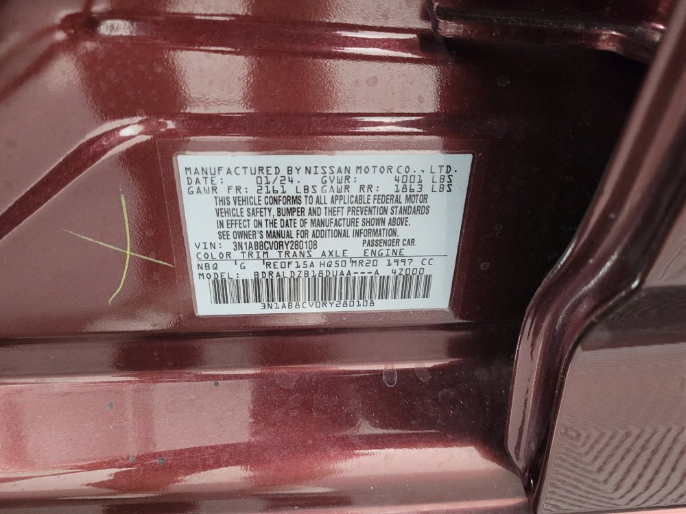 Used 2024 Nissan Sentra SV w/ All-Weather Package FWD image 33
