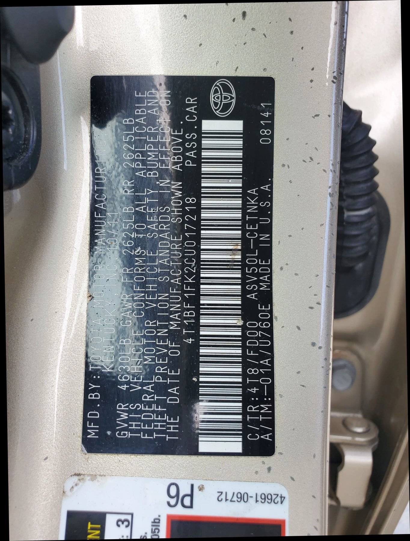 Used 2012 Toyota Camry LE FWD image 60