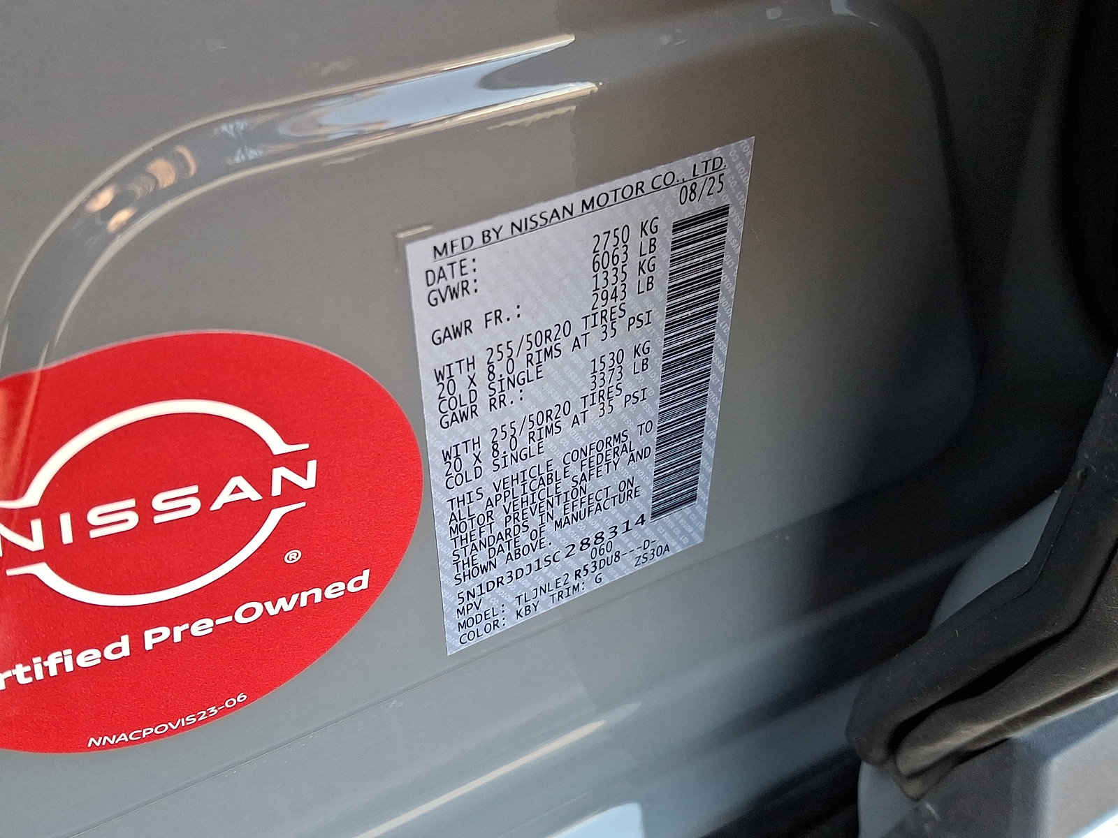 Certified 2025 Nissan Pathfinder Platinum w/ Cargo Package image 26