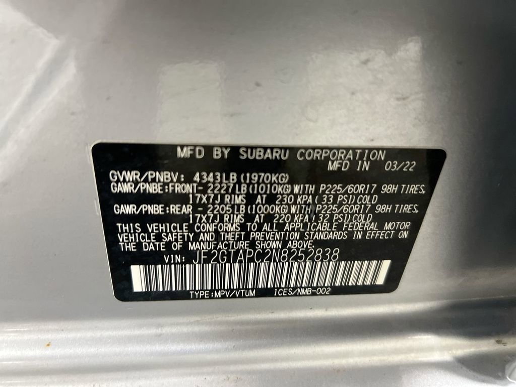 Used 2022 Subaru Crosstrek 2.0i Premium w/ Popular Package #3 image 27