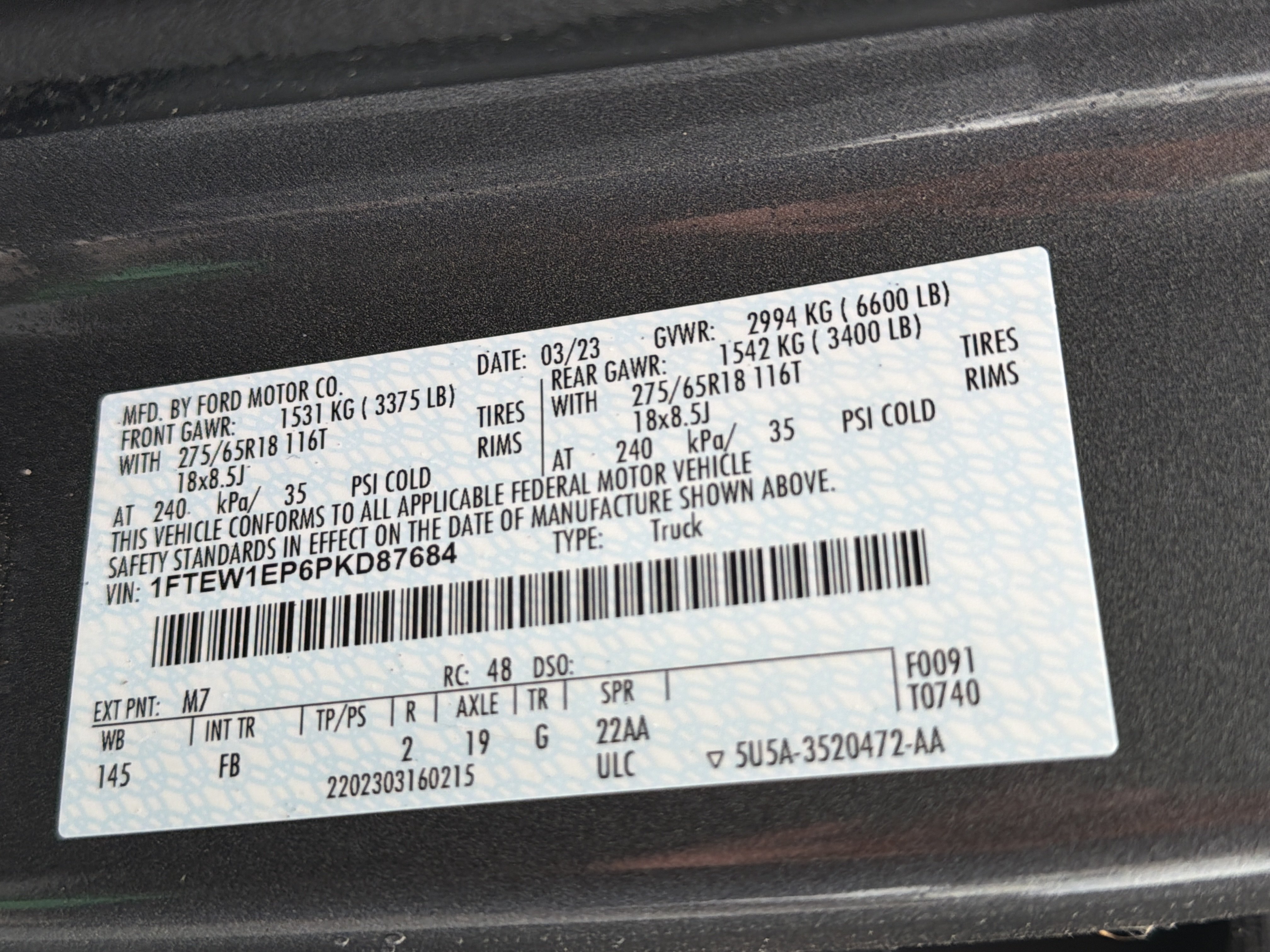 Used 2023 Ford F150 XLT w/ Equipment Group 302A High AWD/4WD image 24