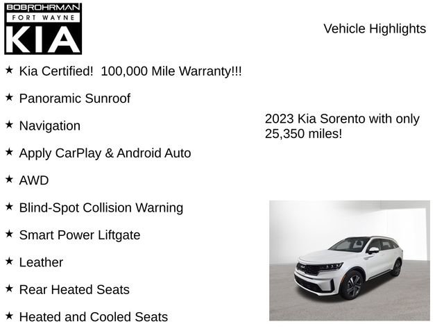Certified 2023 Kia Sorento SX Prestige image 8
