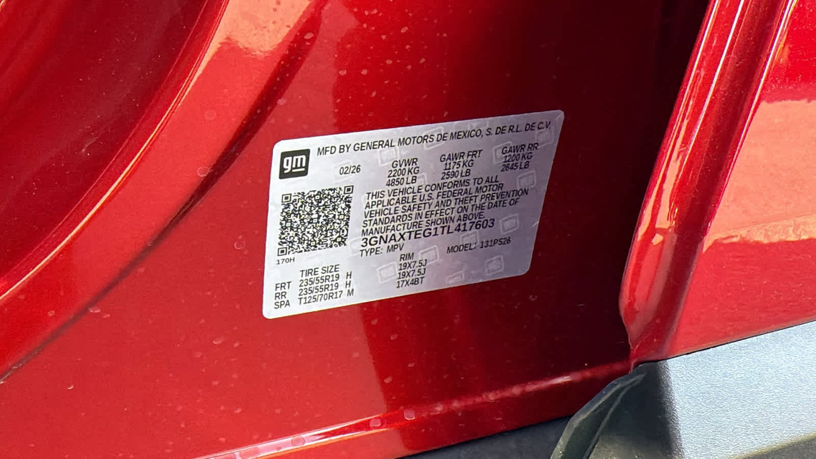 New 2026 Chevrolet Equinox RS w/ Convenience Package III image 30