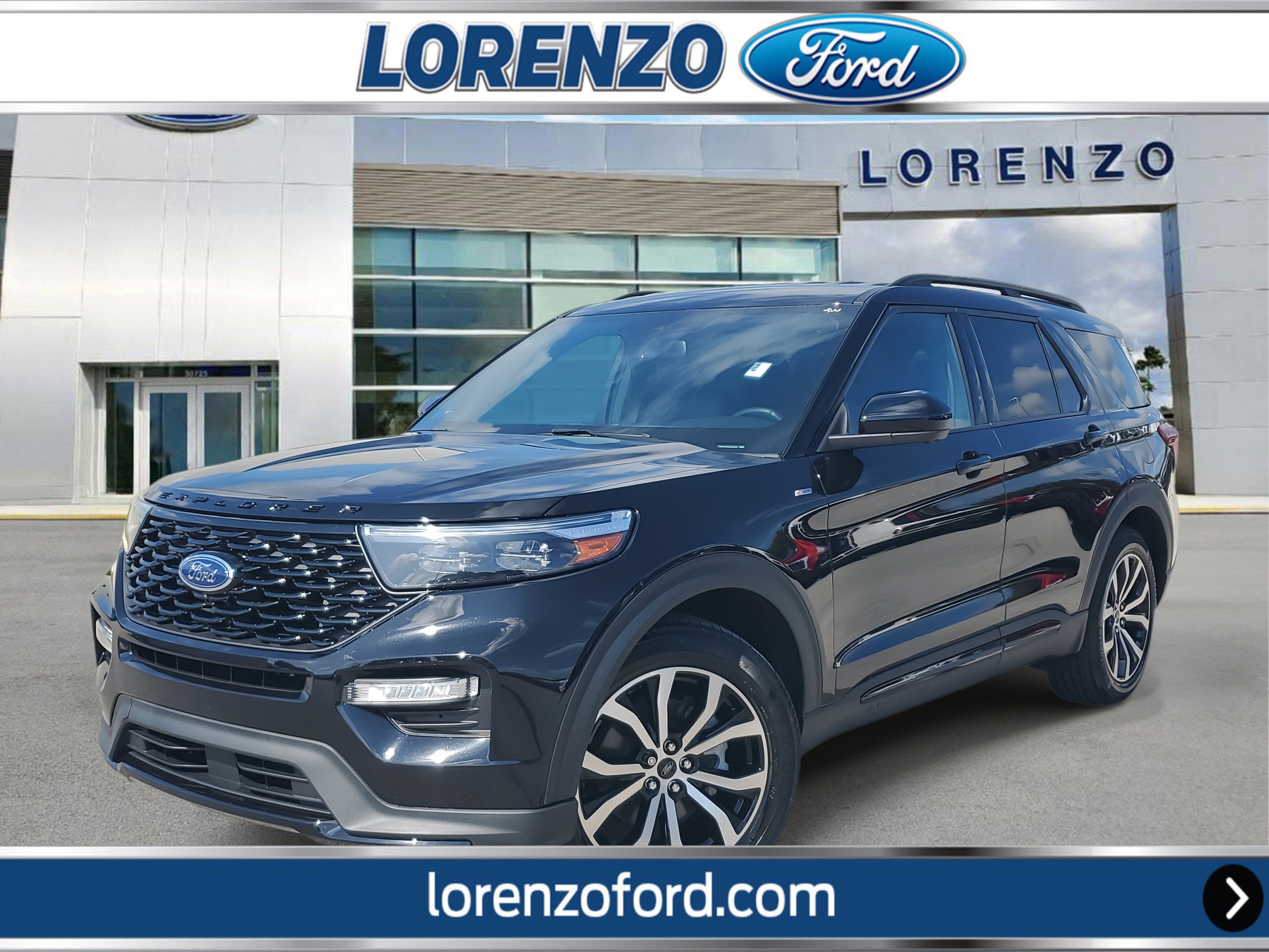 Certified 2023 Ford Explorer ST-Line w/ Class IV Trailer Tow Package