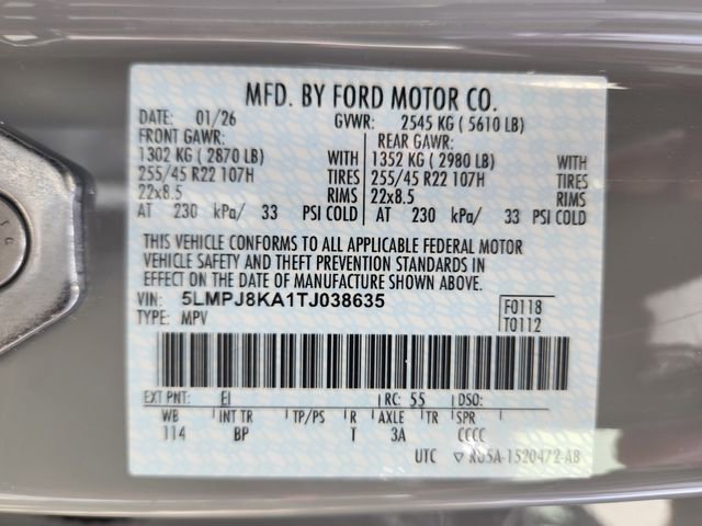 New 2026 Lincoln Nautilus Reserve w/ Jet Appearance Package AWD/4WD image 23