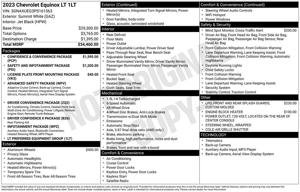 Used 2023 Chevrolet Equinox LT image 41