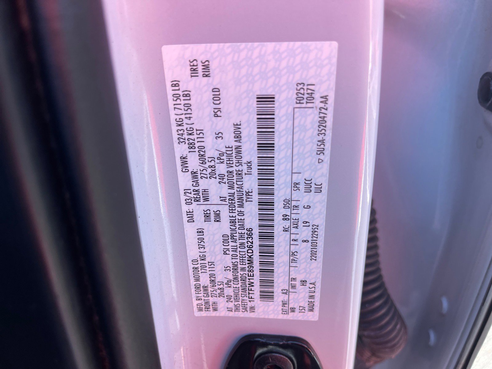 Used 2021 Ford F150 Lariat w/ Equipment Group 502A High image 11