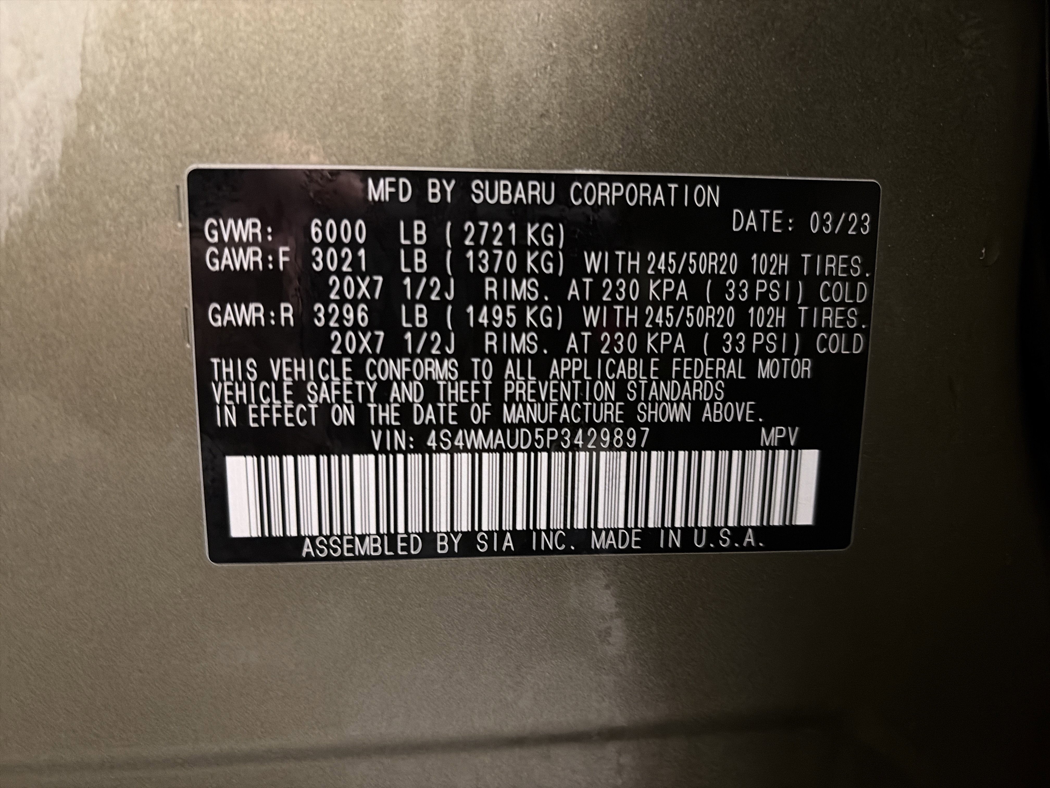 Certified 2023 Subaru Ascent Limited w/ Technology Package image 35