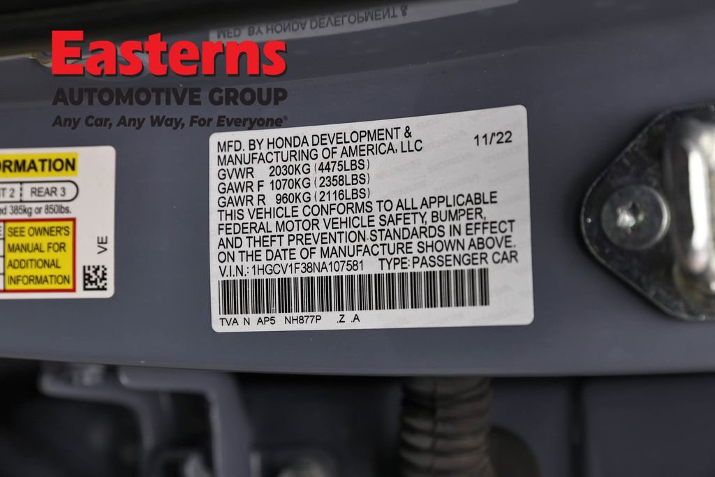 Used 2022 Honda Accord Sport image 33