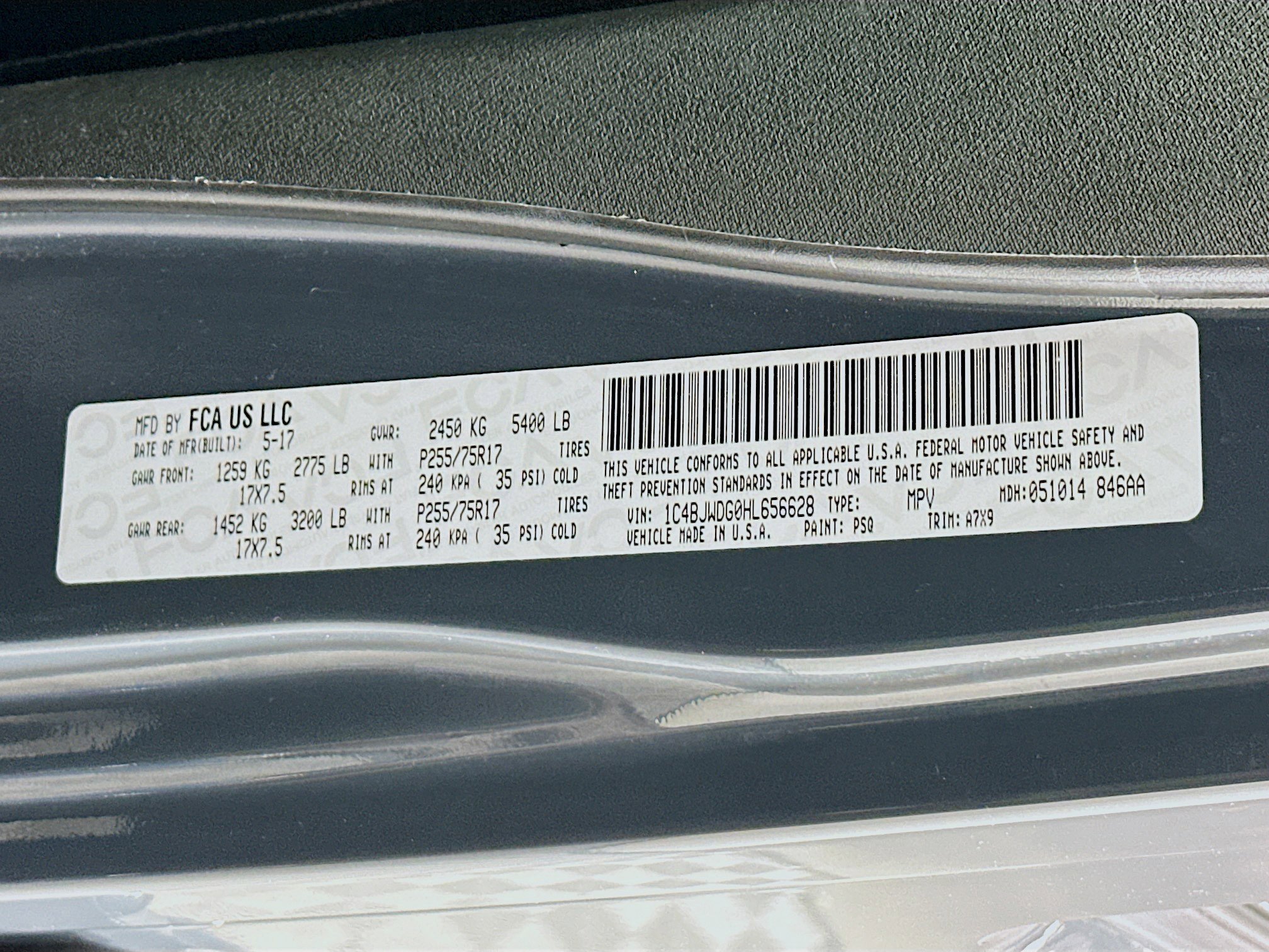 Used 2017 Jeep Wrangler Unlimited Sport w/ Quick Order Package 24S image 12