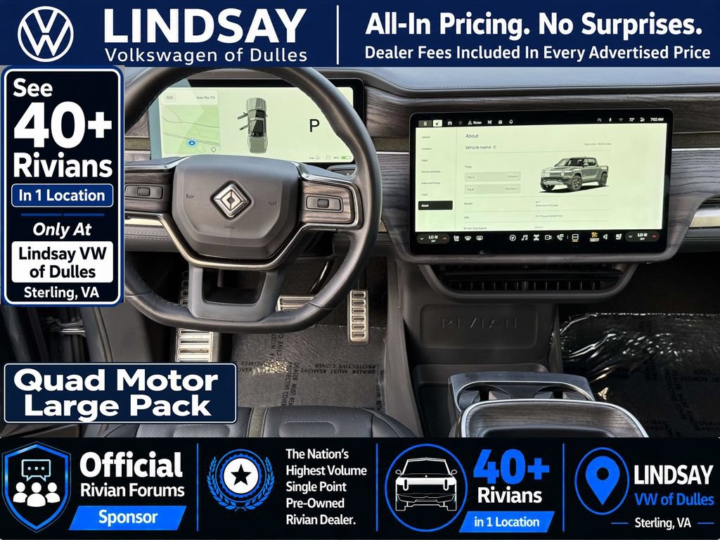Used 2022 Rivian R1T Adventure AWD/4WD image 12