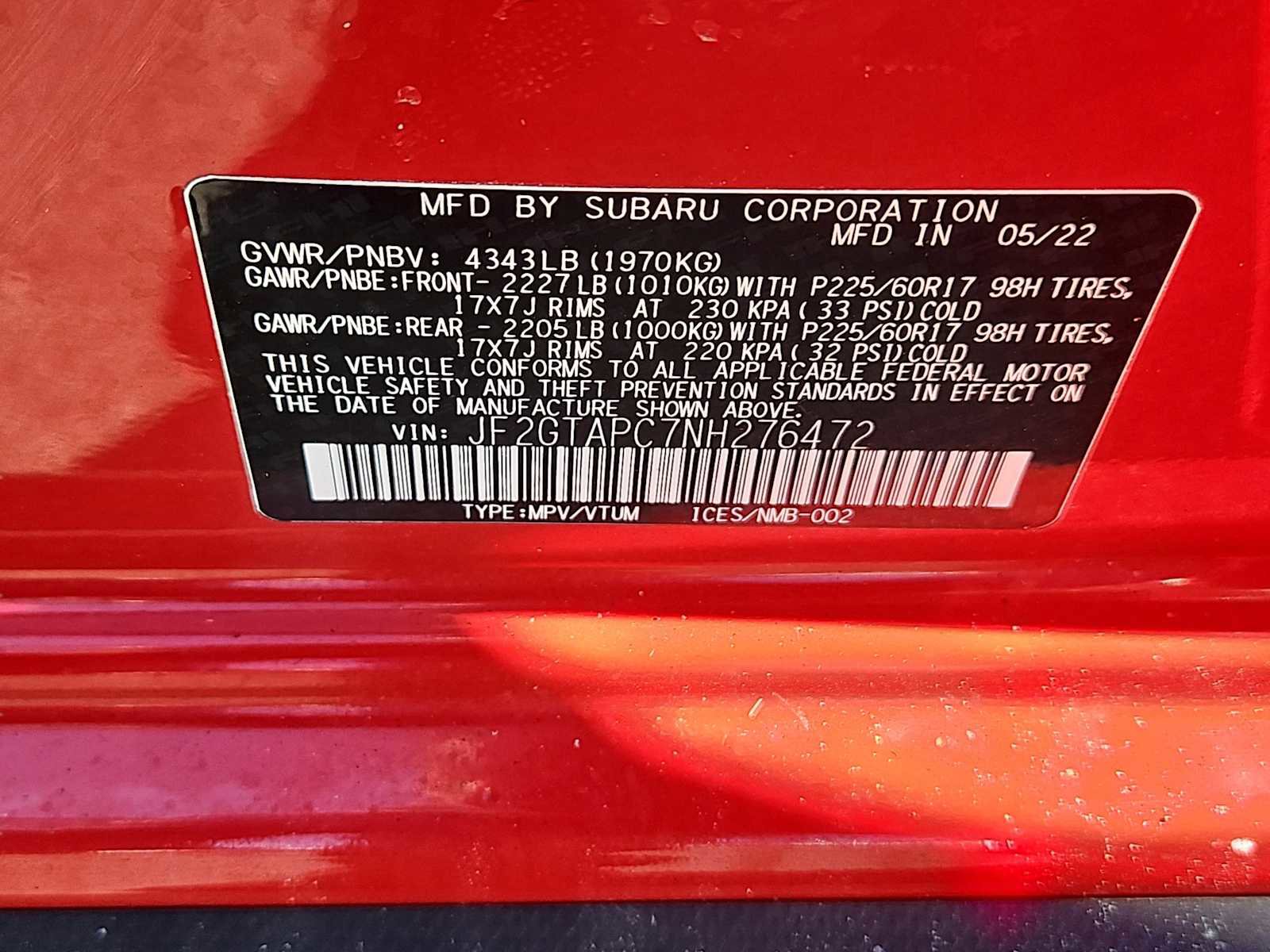 Used 2022 Subaru Crosstrek 2.0i Premium image 13