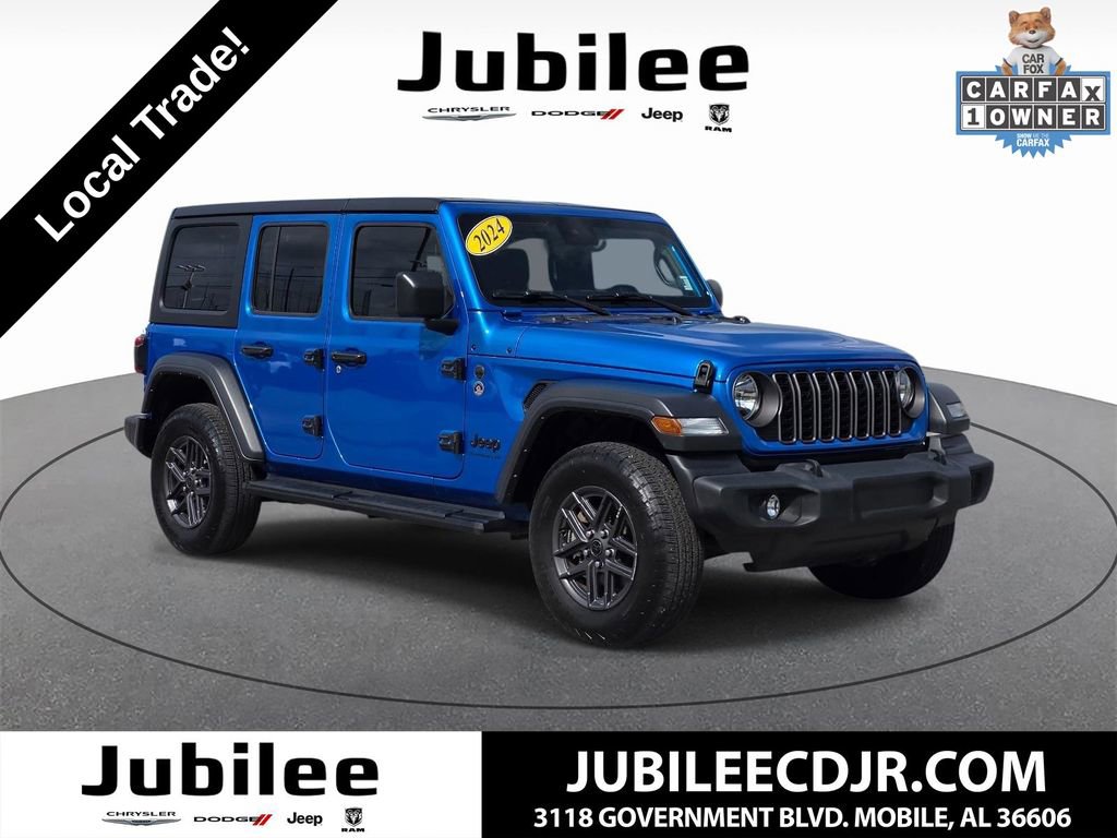 Used 2024 Jeep Wrangler Unlimited Sport AWD/4WD image 1