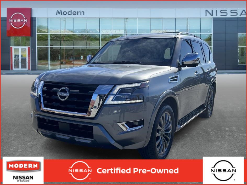Certified 2024 Nissan Armada Platinum w/ Captain's Chairs Package