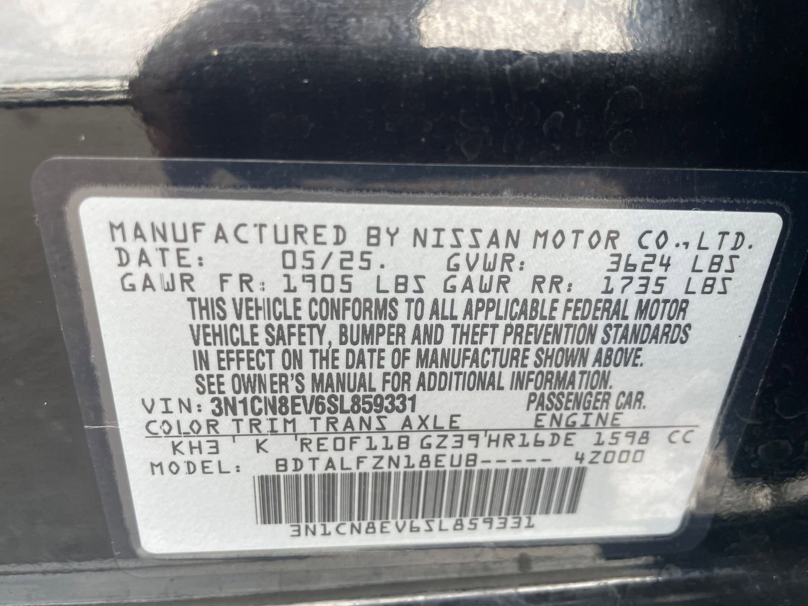 Used 2025 Nissan Versa SV image 23