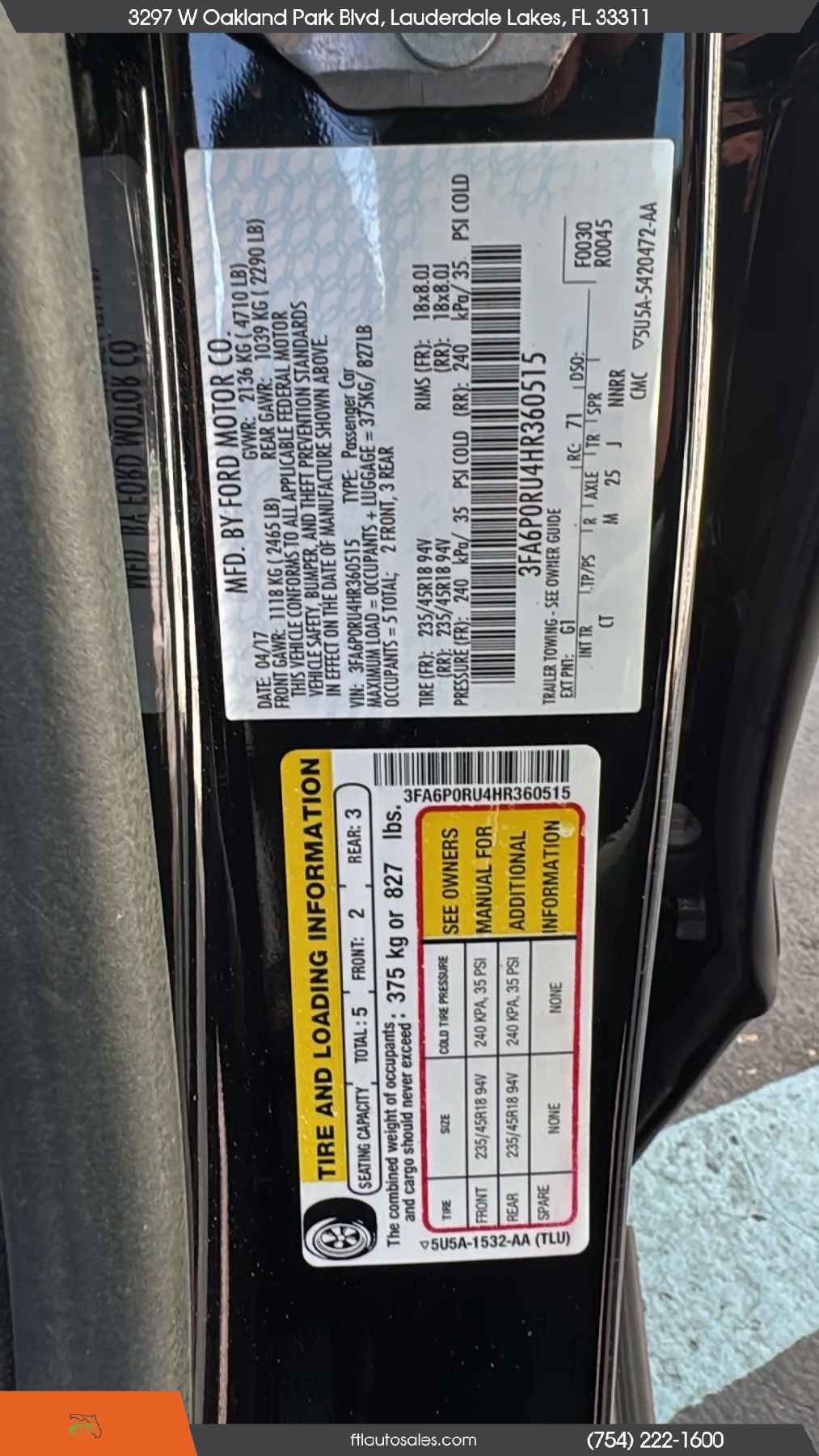Used 2017 Ford Fusion Titanium FWD image 66