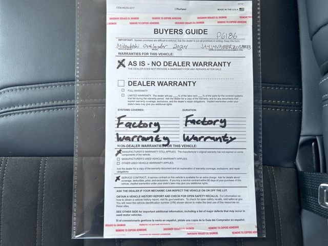 Used 2024 Mitsubishi Outlander SE image 22