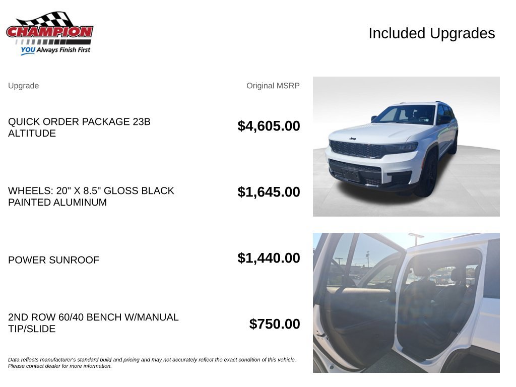 Used 2023 Jeep Grand Cherokee L Laredo AWD/4WD image 7