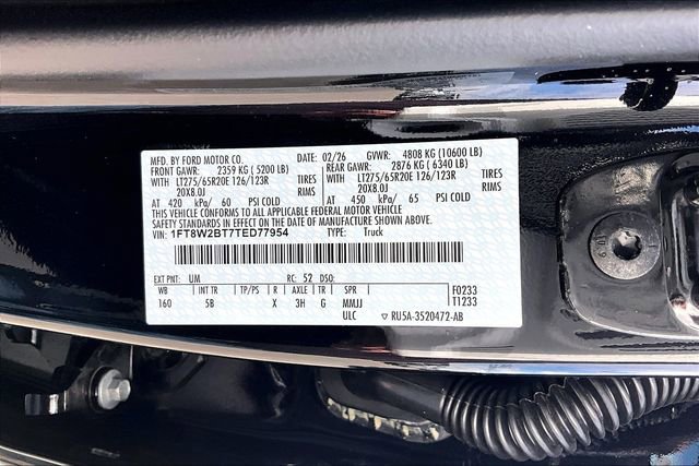 New 2026 Ford F250 Lariat w/ Black Appearance Package image 13