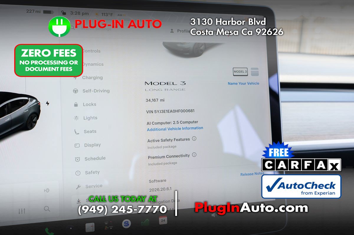 Used 2017 Tesla Model 3 Long Range RWD image 2