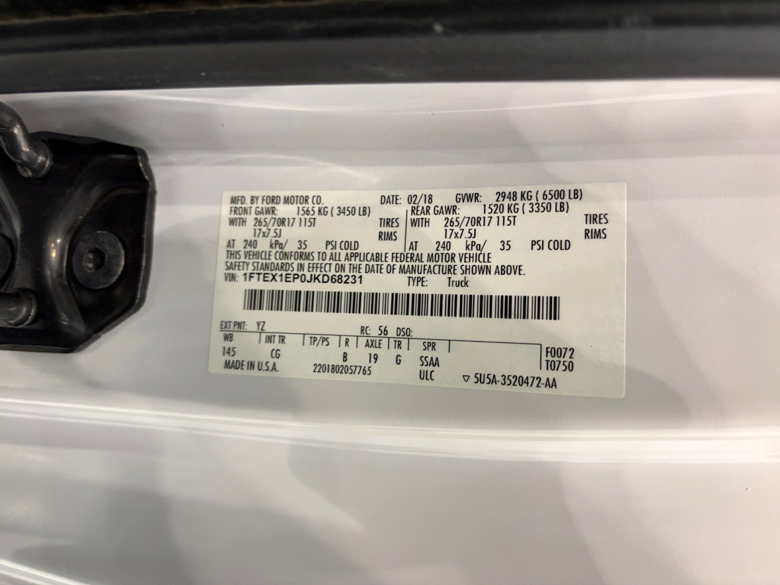 Used 2018 Ford F150 XL w/ Equipment Group 101A Mid AWD/4WD image 30