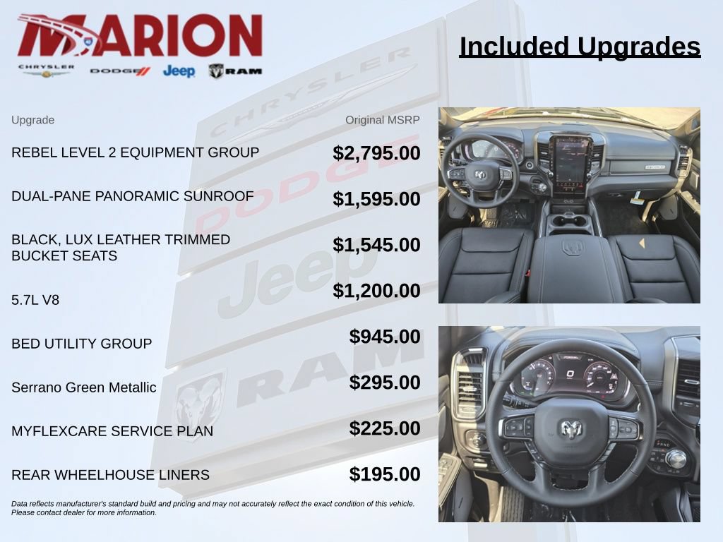 New 2027 RAM 1500 Rebel w/ Rebel Level 2 Equipment Group AWD/4WD image 8