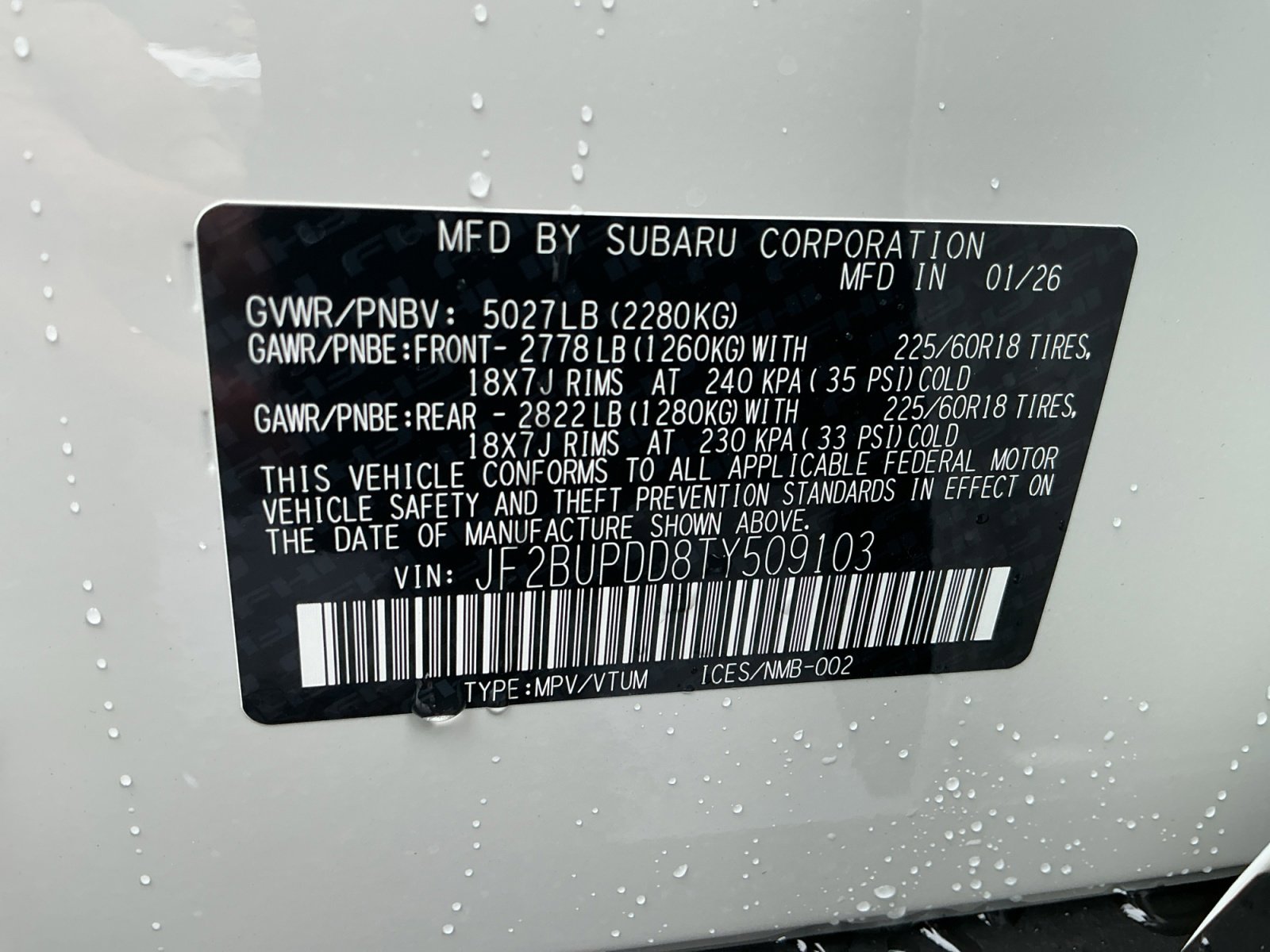 New 2026 Subaru Outback Limited AWD/4WD image 16