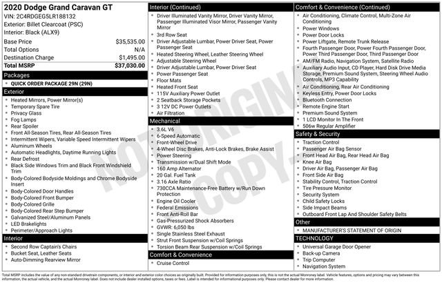 Used 2020 Dodge Grand Caravan GT video 3