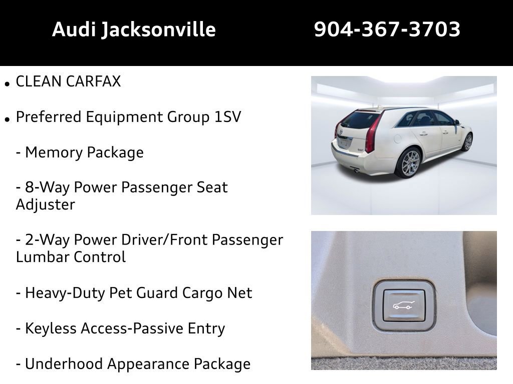 Used 2012 Cadillac CTS V w/ Wood Trim Package RWD image 9