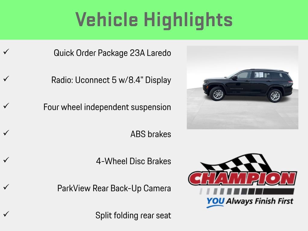 Used 2023 Jeep Grand Cherokee L Laredo AWD/4WD image 6