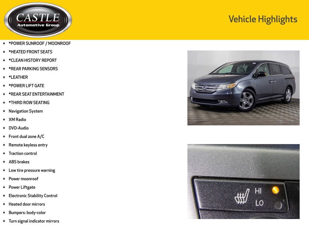 Used 2012 Honda Odyssey Touring image 3