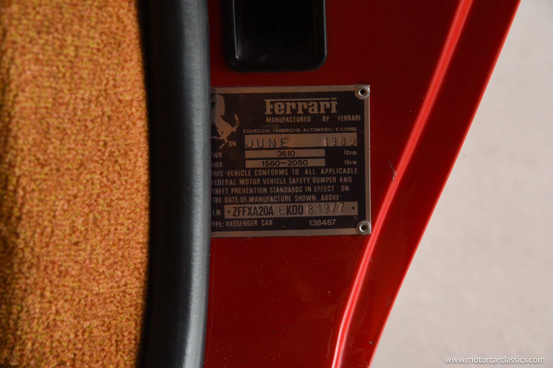 Used 1989 Ferrari 328 GTS RWD image 29